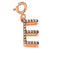 Pendentif Lettre E Pavé Diamants