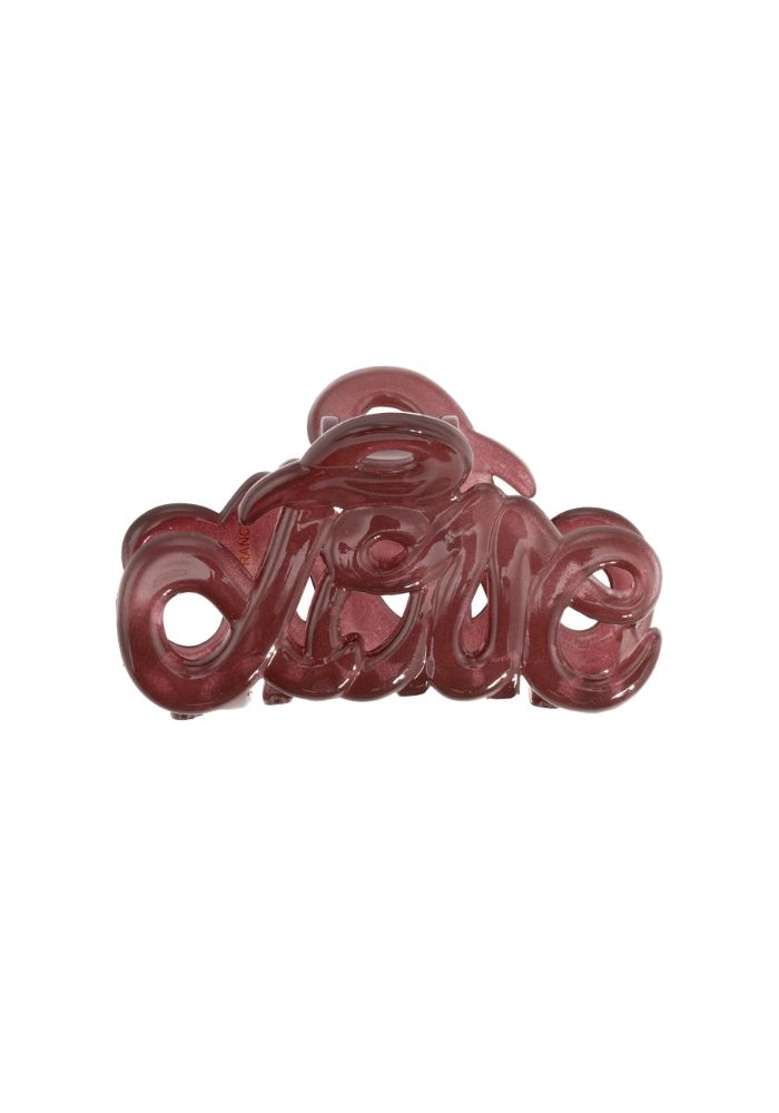 Petite Pince À Cheveux Love Claw Aubergine - Sélectionné par Blush