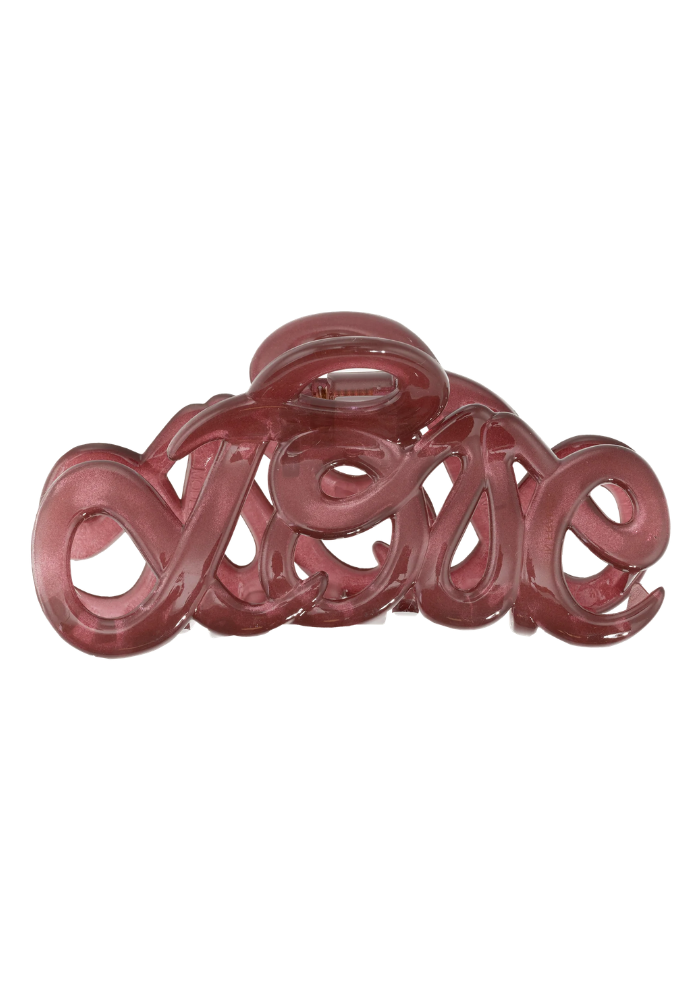 Pince A Cheveux Love Claw Aubergine - Sélectionné par Blush