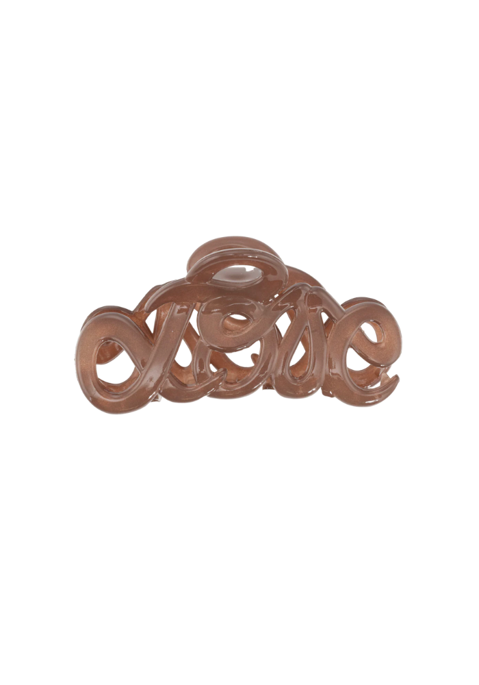 Grande Pince À Cheveux Love Claw Caramel - Sélectionné par Blush