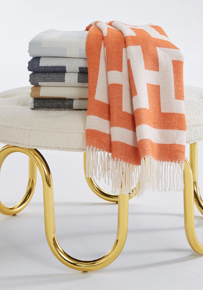 Plaid Nixon Orange - Jonathan Adler
