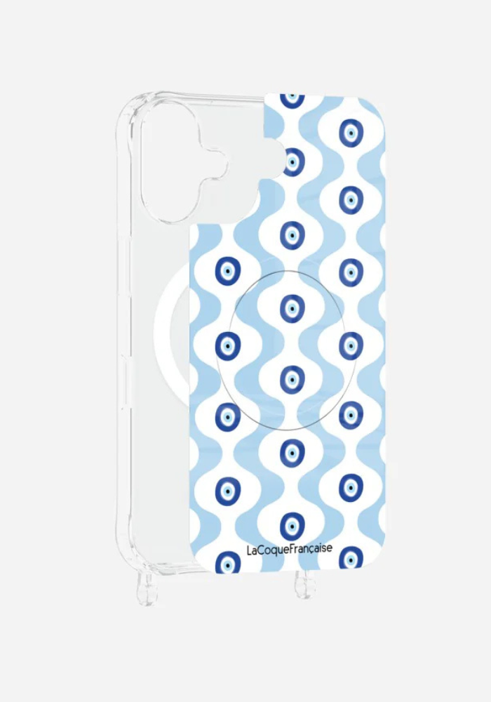 Plaque Magnétique Iphone Vagues Bleues - La Coque Francaise