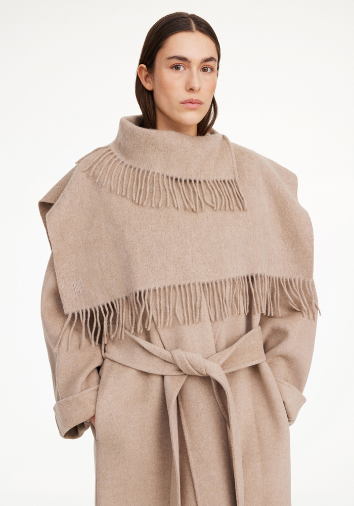 Plastron Turtla Grey Brown - By Malene Birger