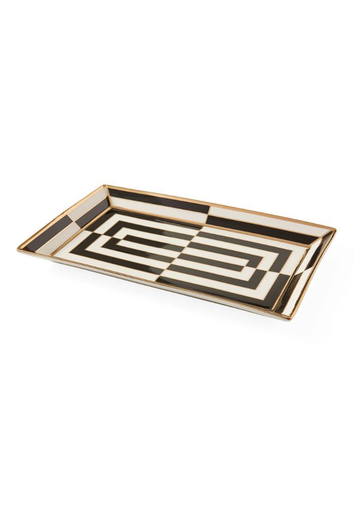 Plat Rectangle Op Art - Jonathan Adler