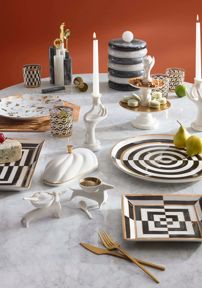 Plat Rond Op Art - Jonathan Adler