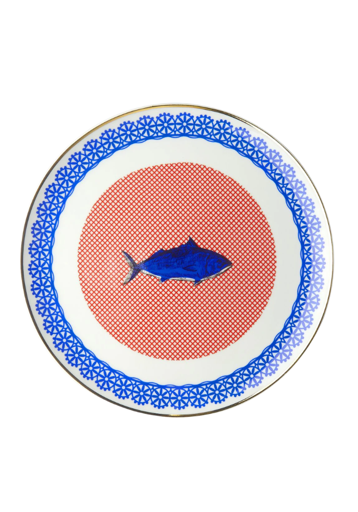 Plat Rond Poisson - Bitossi Ceramiche
