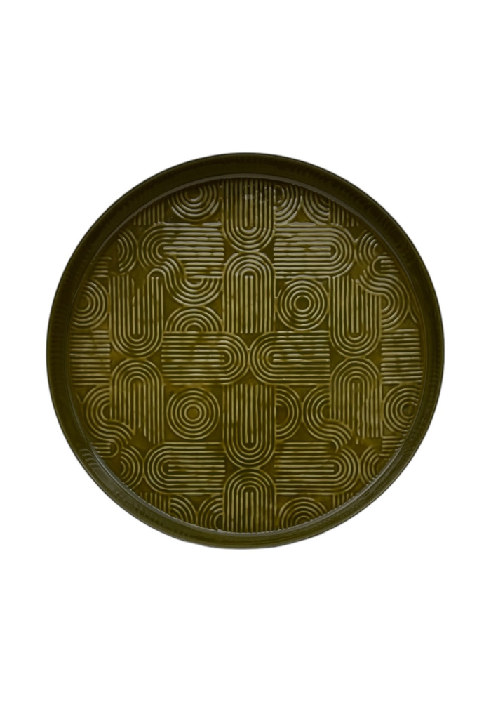 Plateau Molitor Olive Grand Modèle - Bazar De Luxe