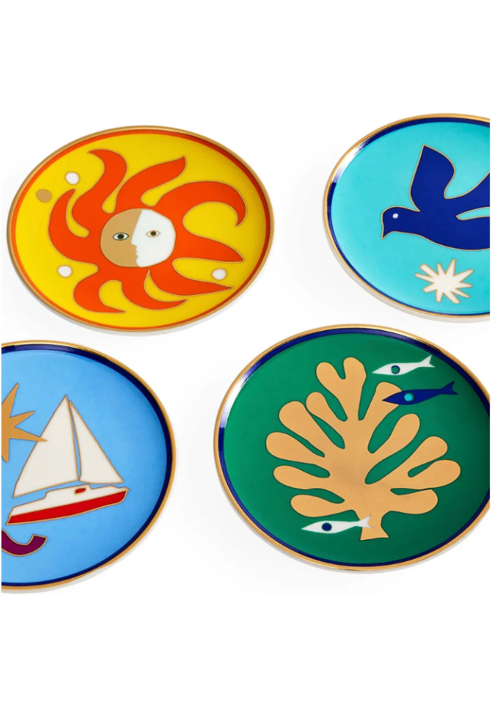 Lot De 4  Sous-Verres Playa - Jonathan Adler