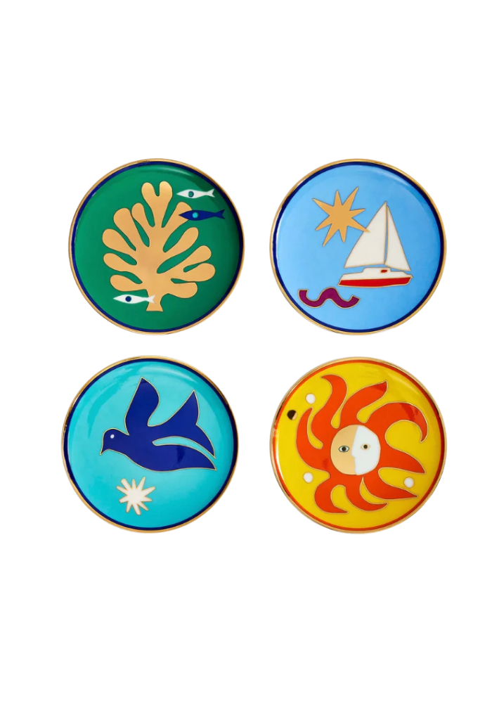 Lot De 4  Sous-Verres Playa - Jonathan Adler