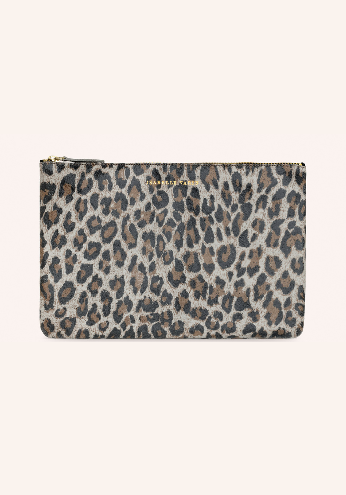 Pochette Love Guépard Sable - Isabelle Varin