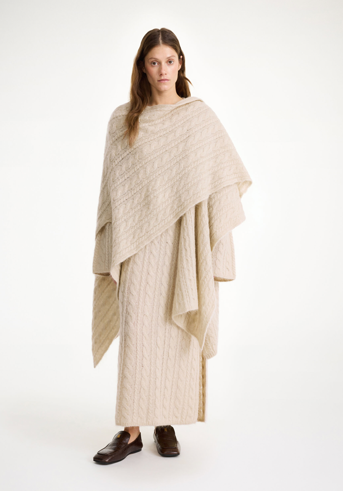 Poncho Kassillas Oyster Gray - By Malene Birger