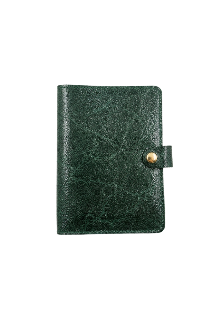 Porte-Passeport Vith Cuir Vintage Vert Foncé
