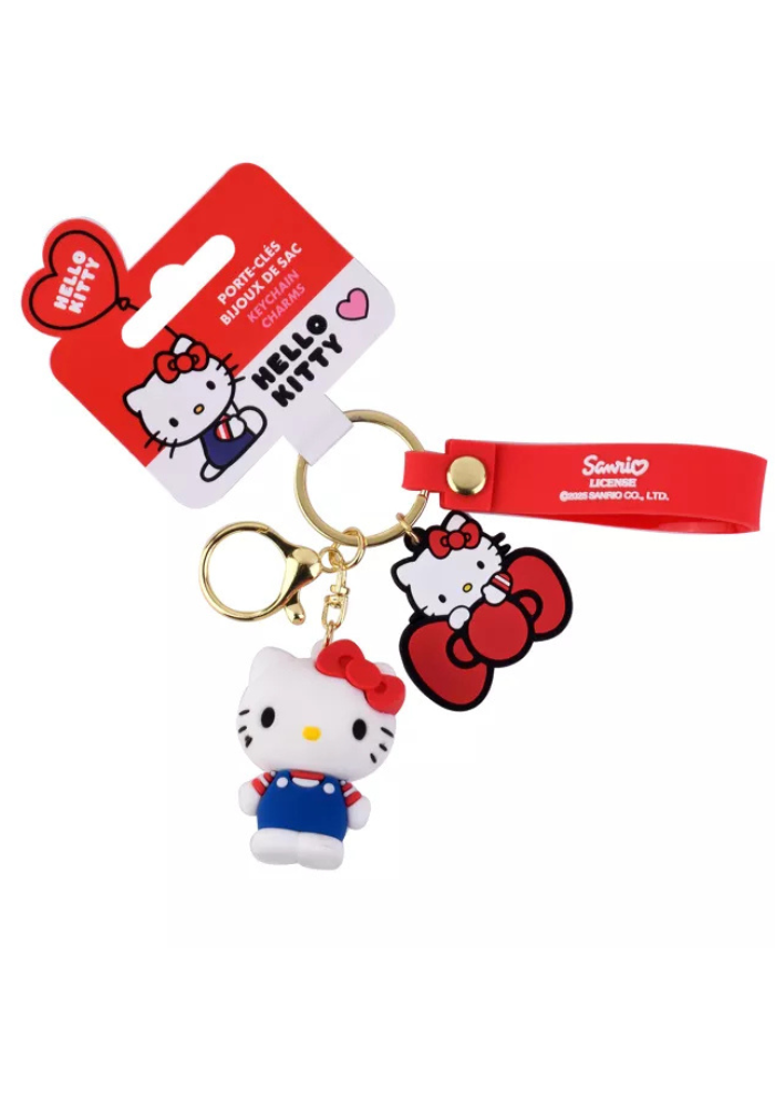 Porte Clés Hello Kitty Rouge