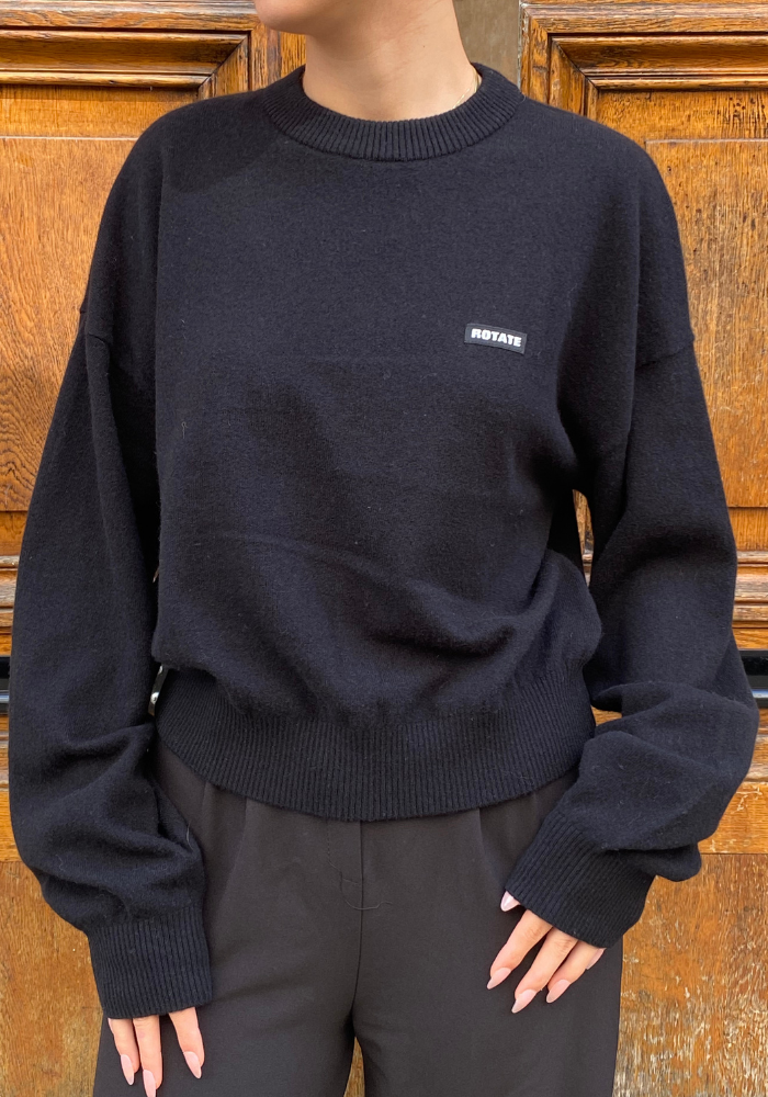 Pull Basic Crewneck Noir - Rotate