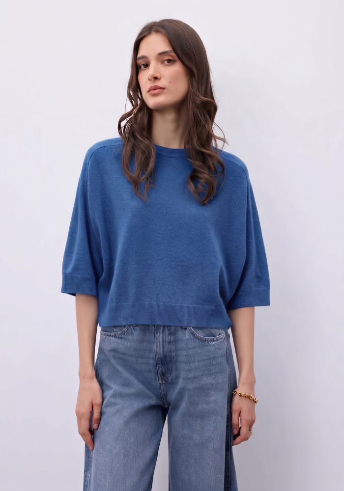 Pull Cachemire Lilou Encre- Notshy