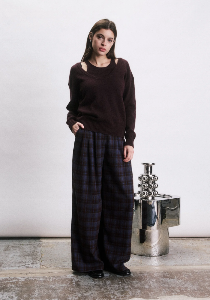 Pull Gideon Bordeaux - Jiji Studio