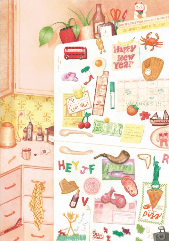 Puzzle 1000 Pieces La Porte Du Frigo - Jour Férié