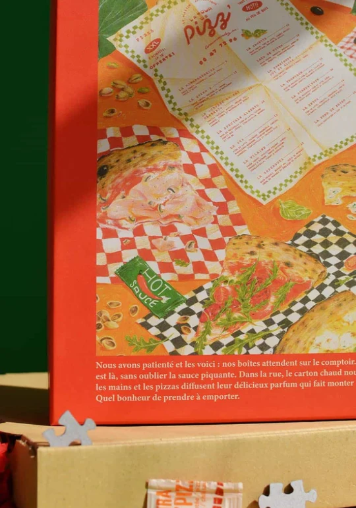 Puzzle 1000 Pièces Pizza À Emporter - Jour Férié