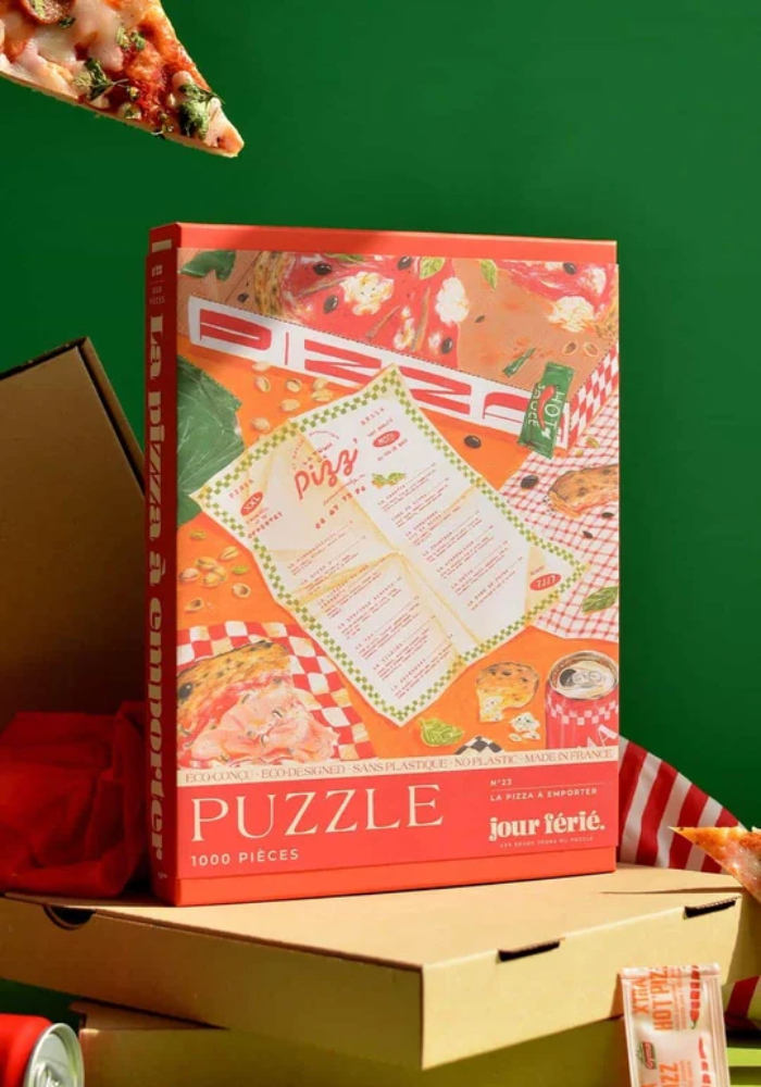 Puzzle 1000 Pièces Pizza À Emporter - Jour Férié