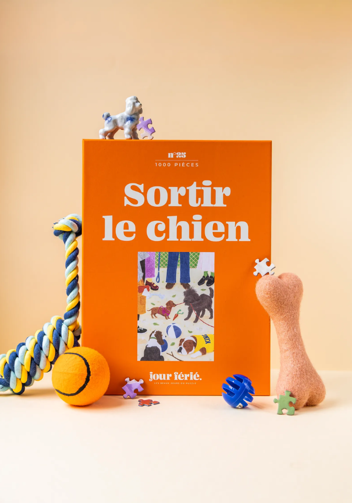 Puzzle 1000 Pièces Sortir Le Chien - Jour Férié