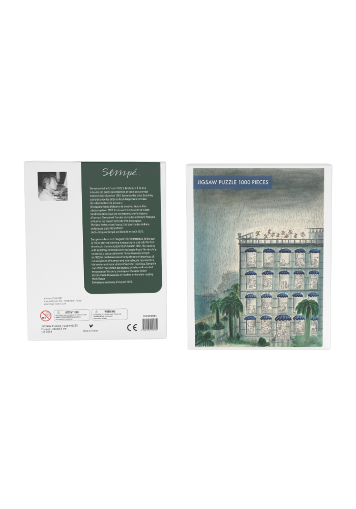 Puzzle Sempé Immeuble Pluie - Image Republic