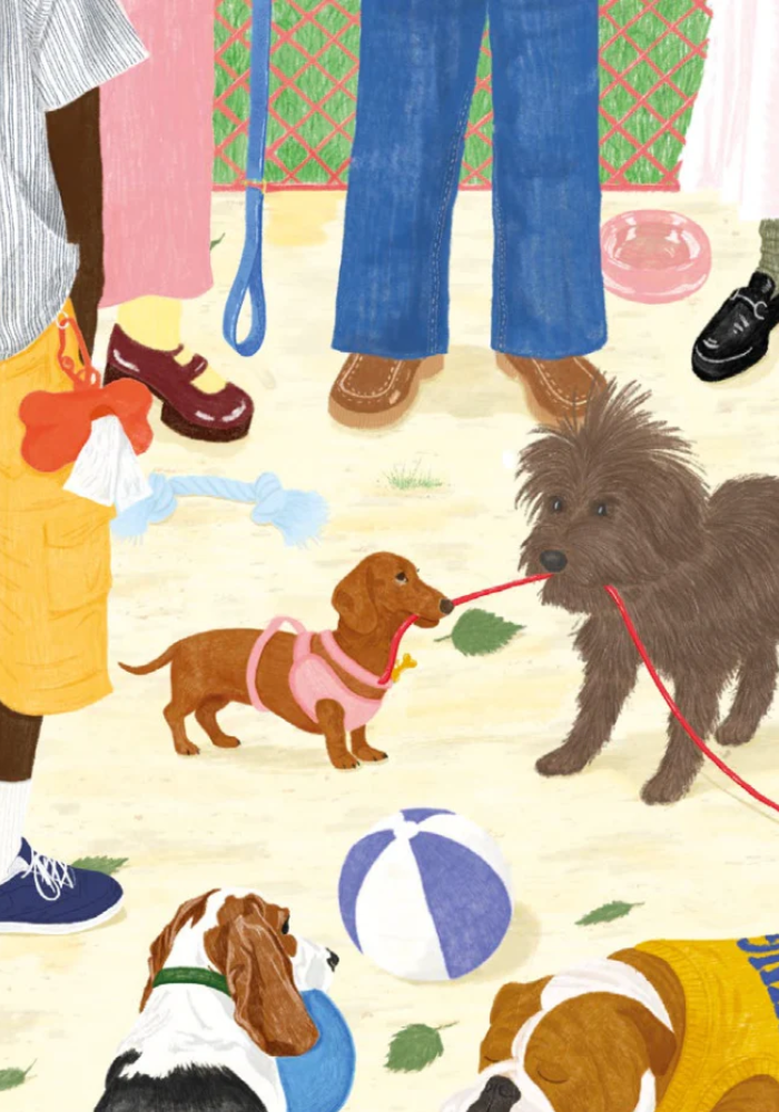 Puzzle 100 Pieces Sortir Le Chien- Jour Férié