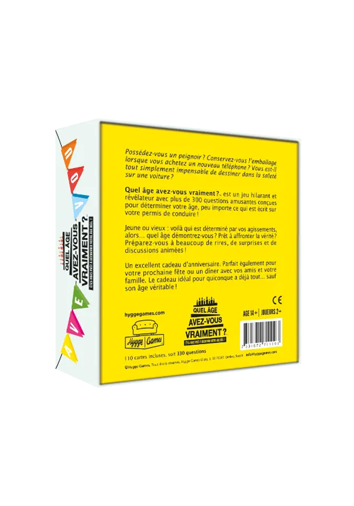 Jeu Quel Âge Avez-Vous Vraiment ? - Sélectionné par Blush