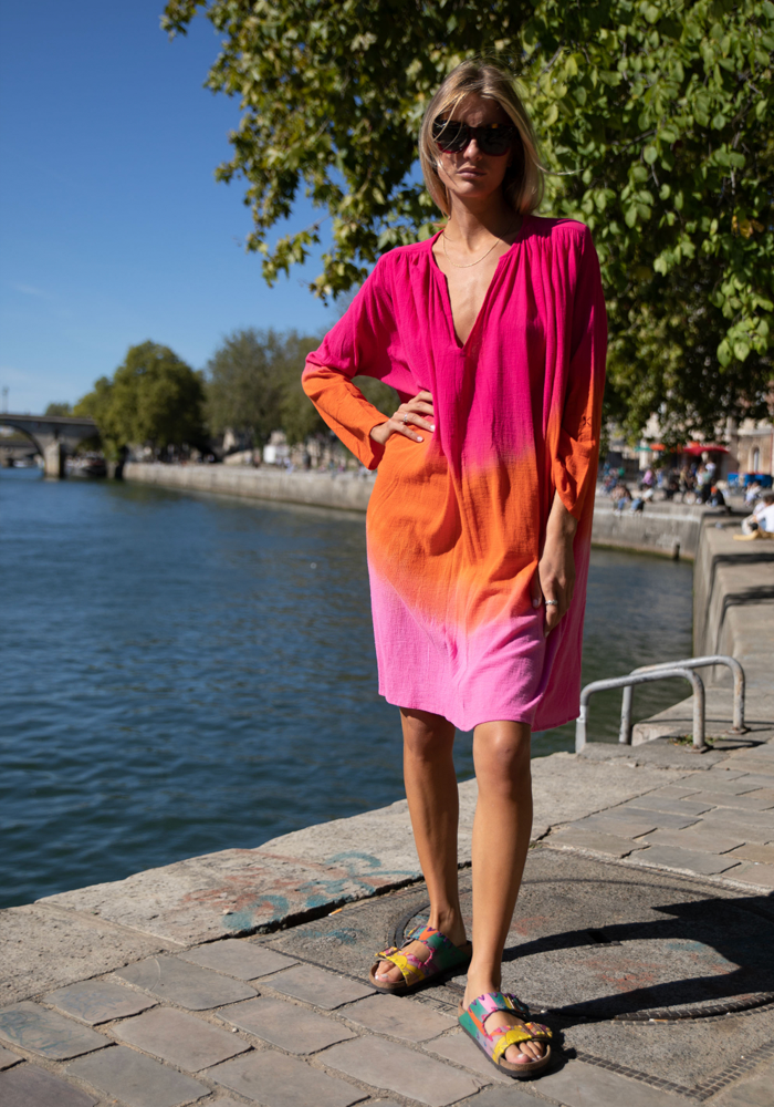 Robe Formentera Pink Orange - Love And Let Dye