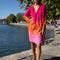 Vestido Formentera Rosa Naranja