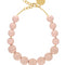 Collier Raffia Beads Peach