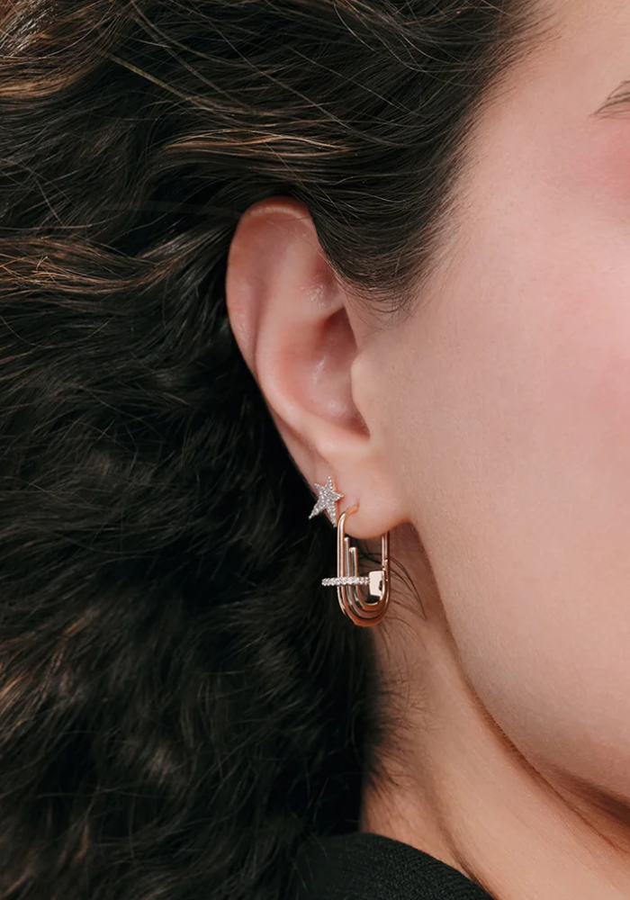 Boucle D'Oreilles Rainbow Hoop - Kismet By Milka