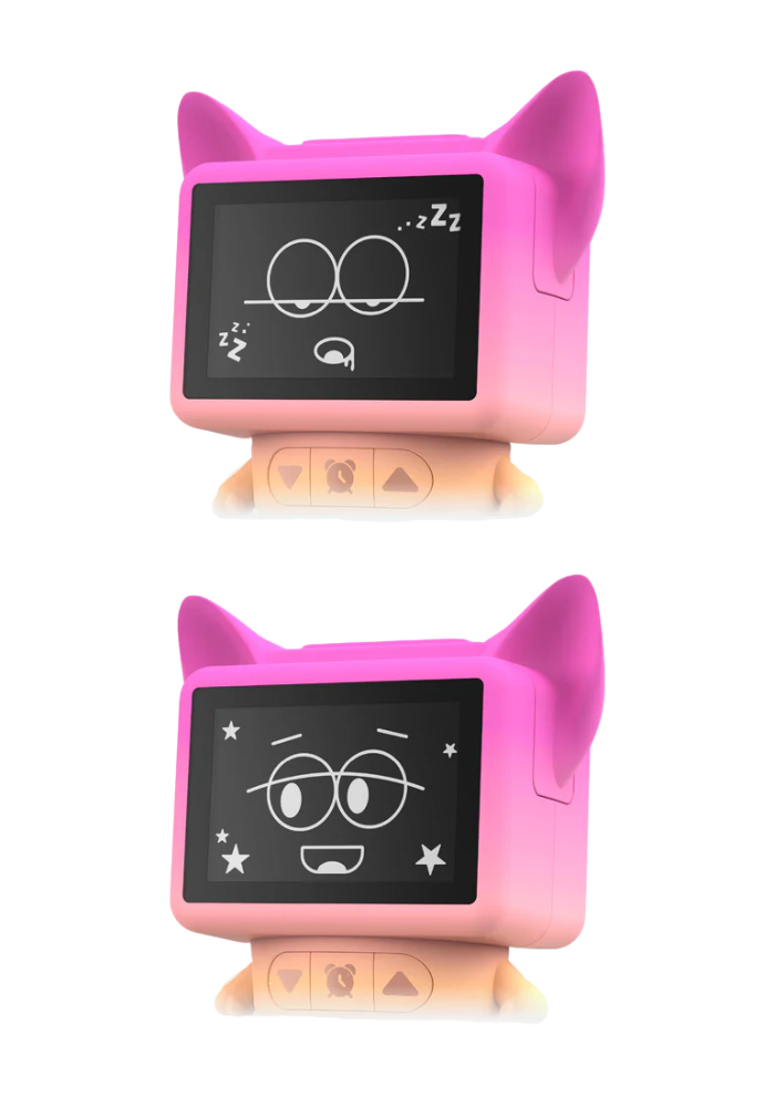 Réveil Dancing Clock Rose - Mob Paris