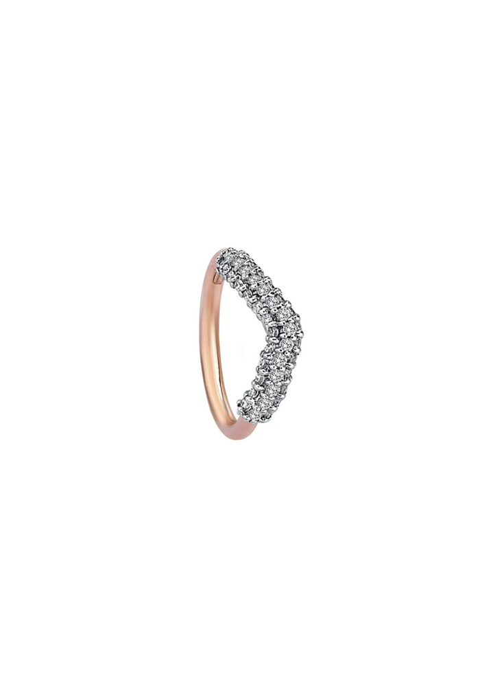 Piercing Ripple Mini Hoop - Kismet By Milka