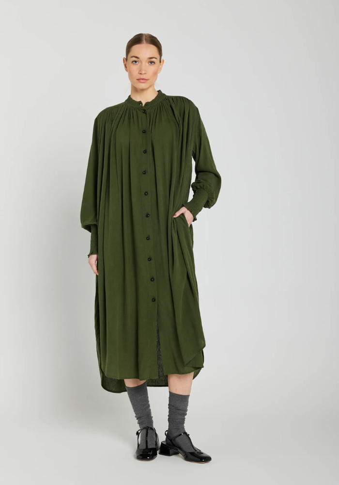 Robe Chemise Cesar Olive - V De Vinster