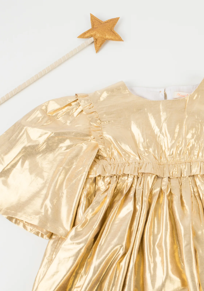 Déguisement Robe D’Ange Dorée 5/6 Ans - Meri Meri