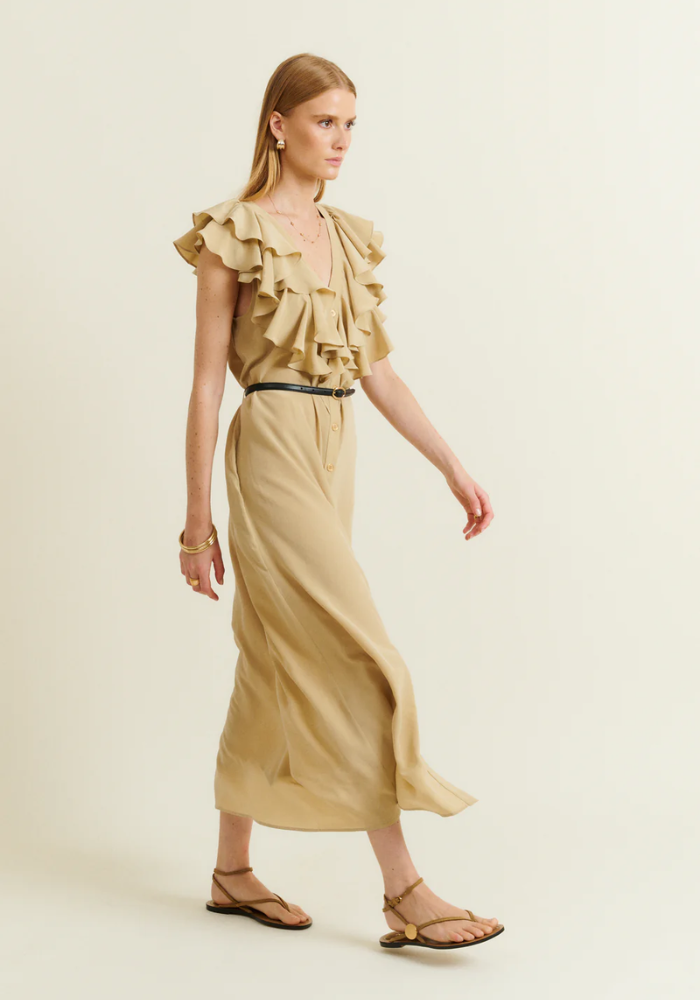 Robe Jason Beige - DMN Paris