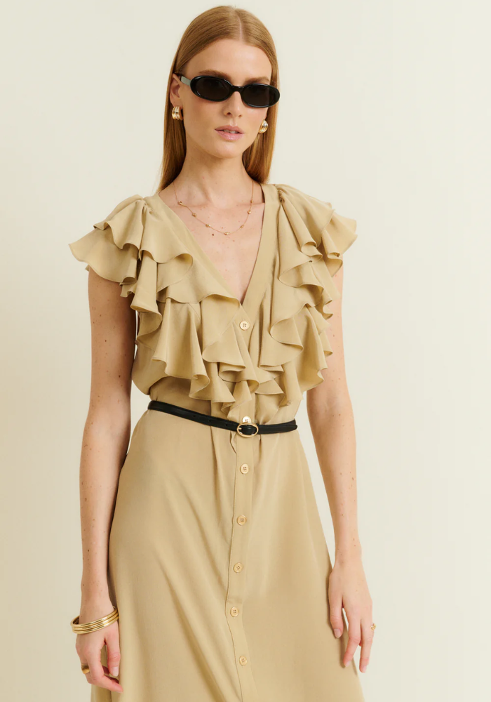 Robe Jason Beige - DMN Paris