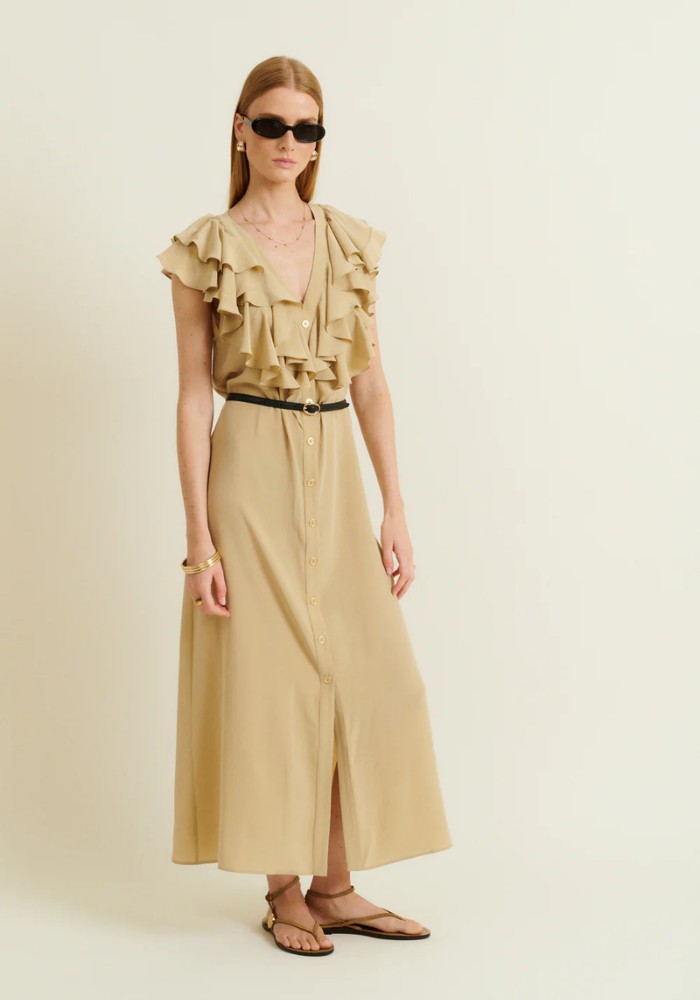 Robe Jason Beige - DMN Paris