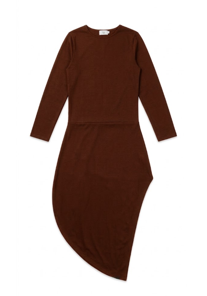 Robe Longue Asymétrique Rust - Su