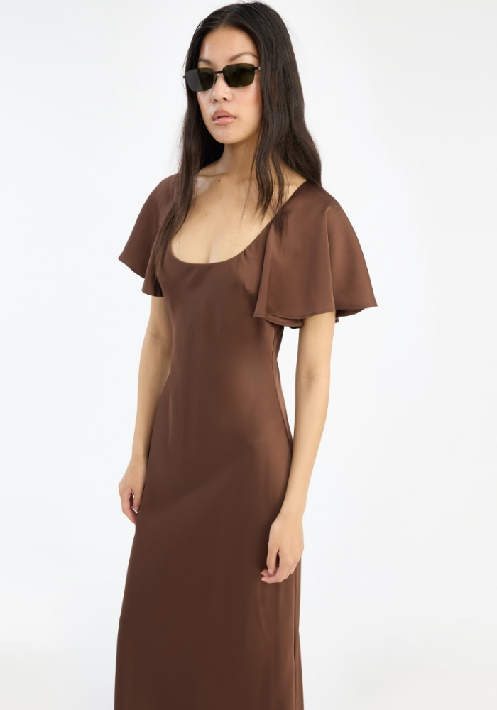 Robe Satin Flowy - Rotate