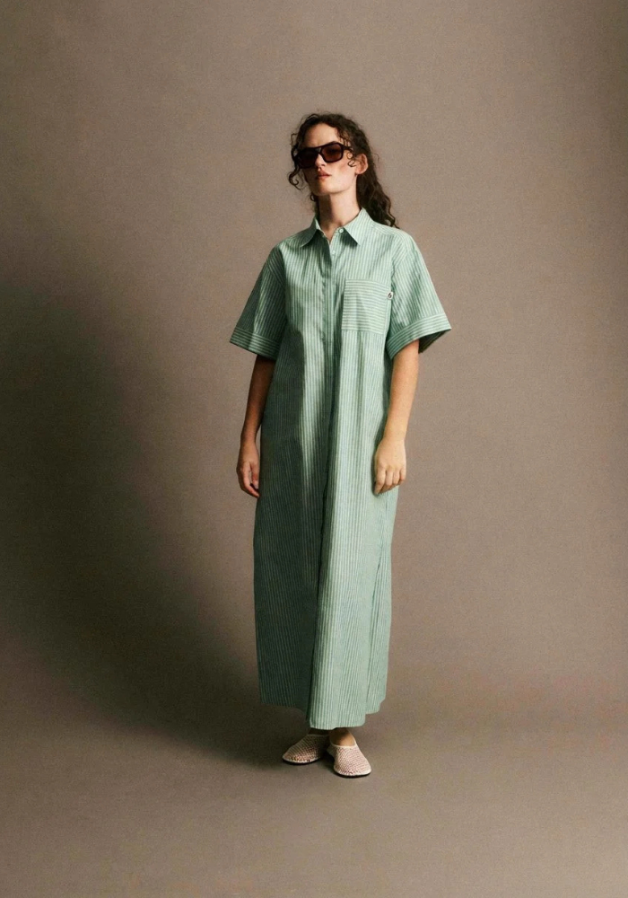 Robe Pascal Vert - Jiji Studio