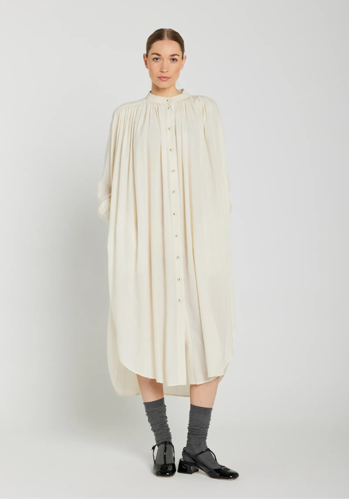 Robe Chemise Cesar Off White - V De Vinster