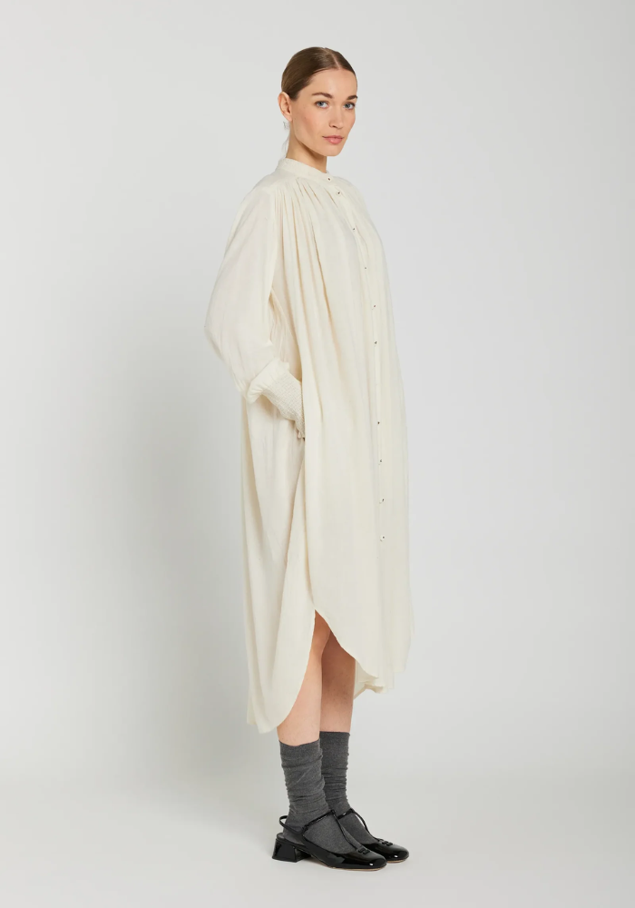 Robe Chemise Cesar Off White - V De Vinster