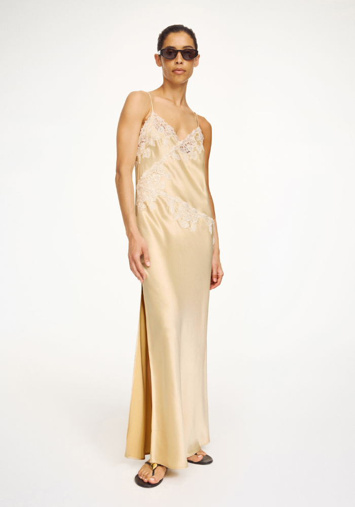 Robe Vera Maxi Vanilla Cream - By Malene Birger