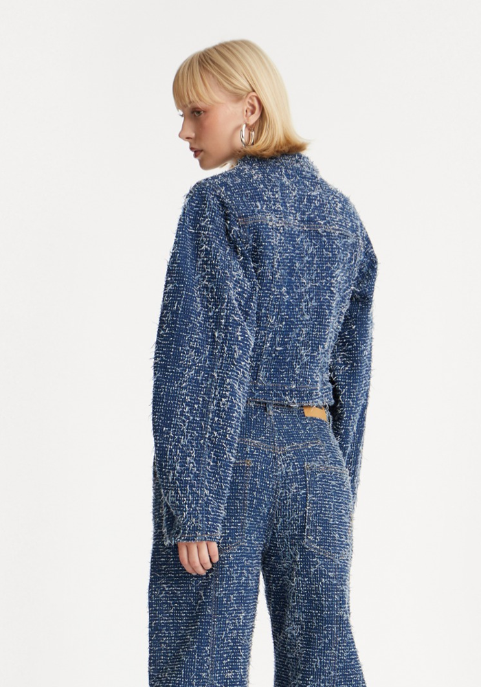 Veste Round Sleeve En Denim - Rotate
