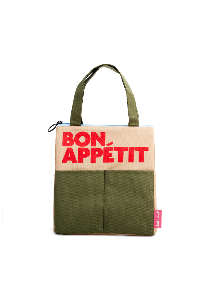 Sac Isotherme Bon Appetit Vert Et Beige - Blush Sélection 