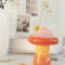 Bougie Mushroom Petit Modèle Orange Jaune Et Rose