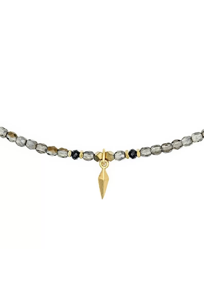 Bracelet 3 Tours Ou Collier Spike Gold - Têtes Blondes