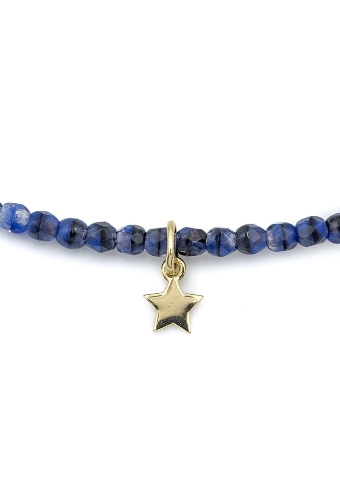 Bracelet 3 Tours Ou Collier Star Gold Denim - Têtes Blondes