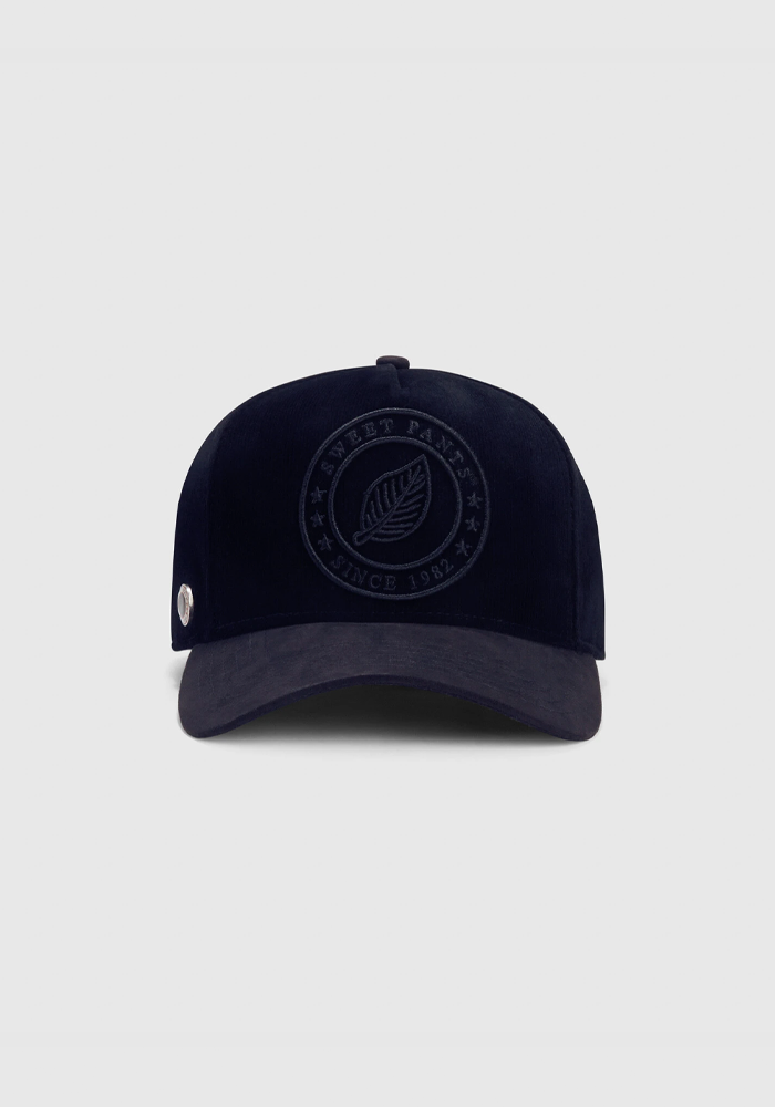 Casquette Suede Navy - Sweet Pants